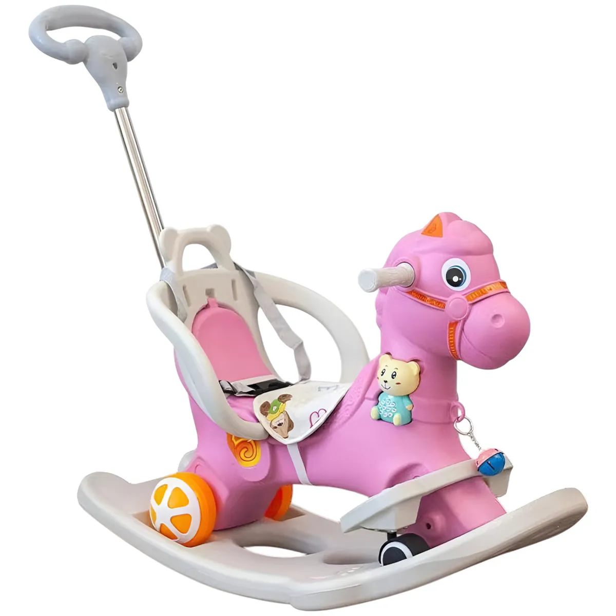 GENERICO - Caballo Balancin Mecedor Para Niños 4 En 1 Musical