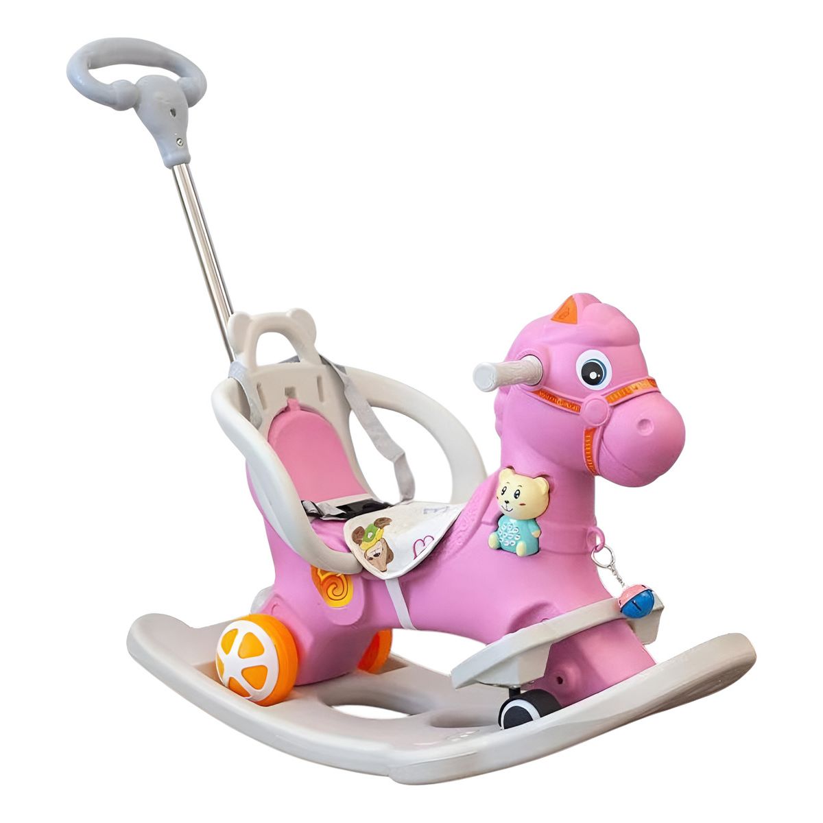 GENERICO - Caballo Balancin Mecedor Para Niños 4 En 1 Musical