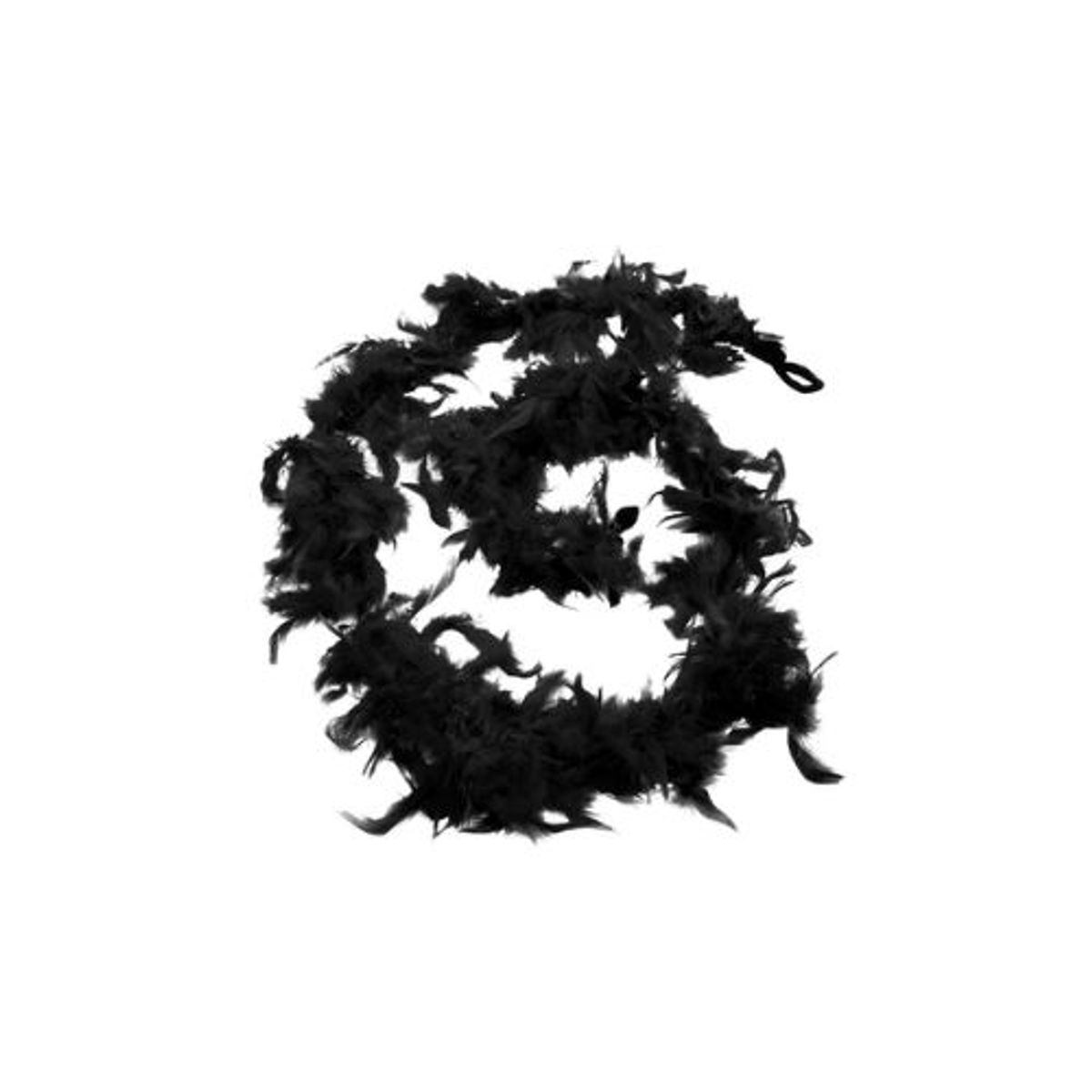 GENERICO - Boa De Plumas Negro 36 Gramos 1.8 Metros