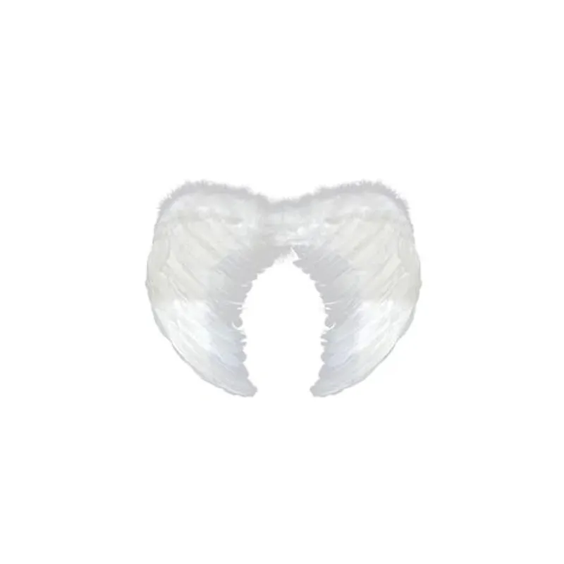 GENERICO - Alas de Ángel Pluma Blanco 60 X 45 Cm 1 Unidad