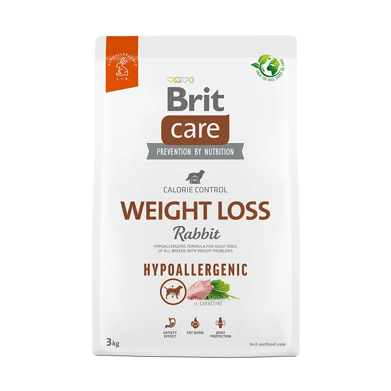 BRIT - brit care perro weight loss rabbit 3kg sabor conejo
