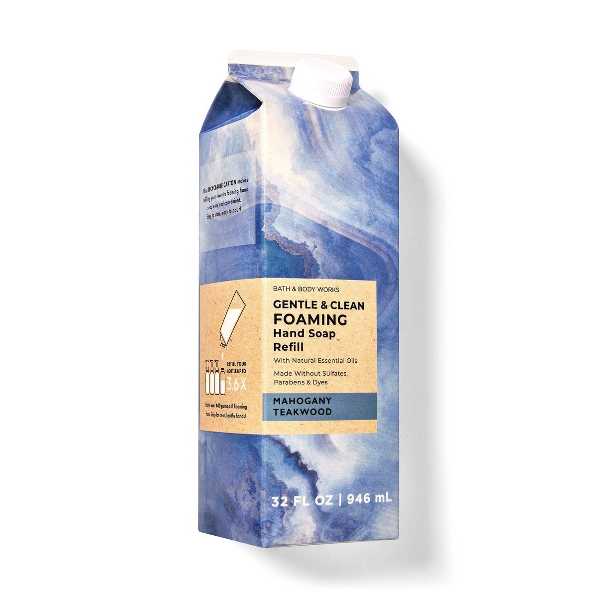 BATH & BODY WORKS - Recarga de Jabón Espumoso Bath & Body Works Mahogany Teakwood