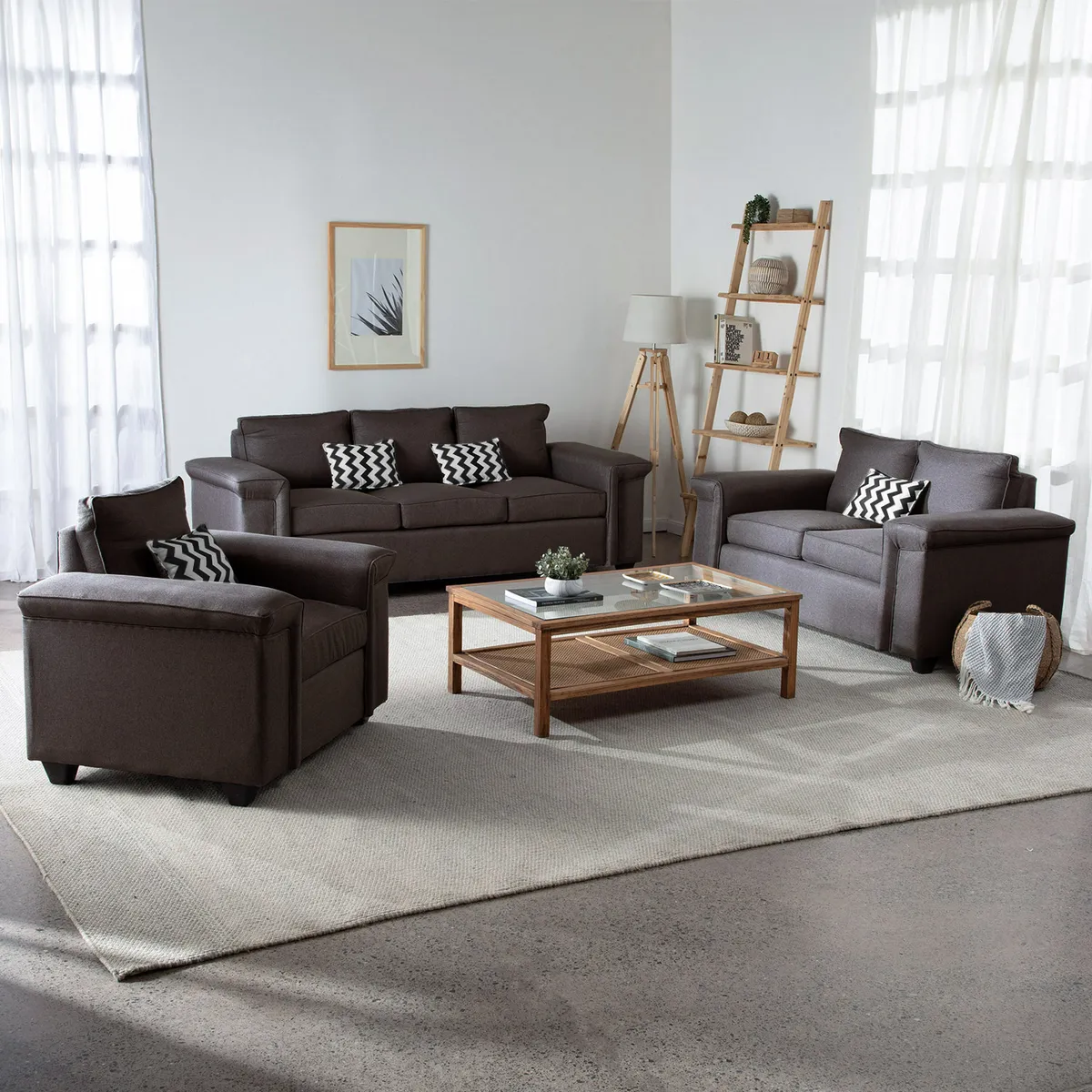 MUEBLES COTTONI - Living 321 Sicilia Tela