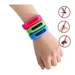 CARIBEE - Pack 4 Pulsera Repelente Antimosquitos Insectos