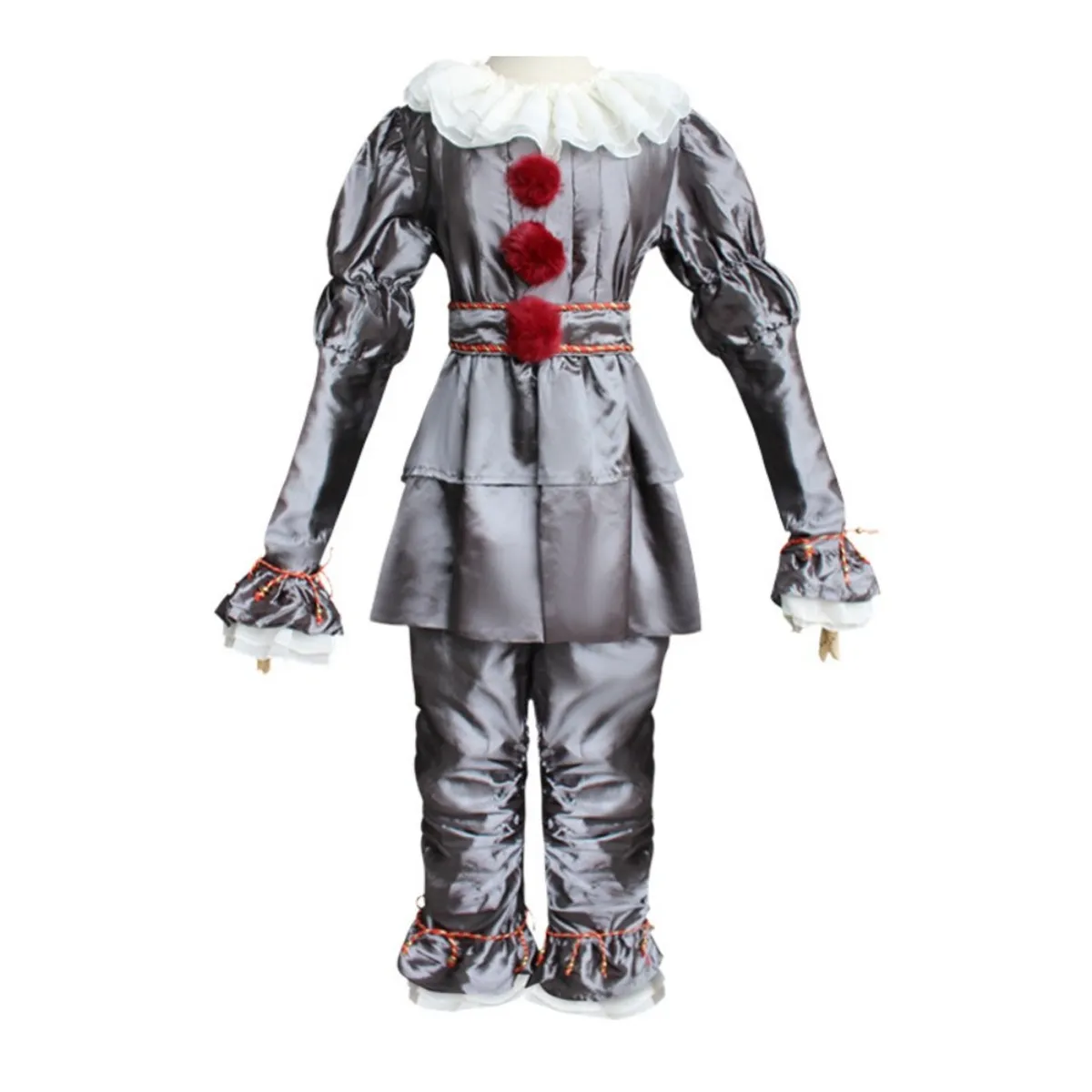 GIOIO - Disfraz Payaso Terror Halloween Adultos Cosplay XL