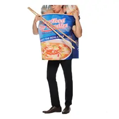 GIOIO - Disfraz de Sopa de Fideos Mariscos Halloween L