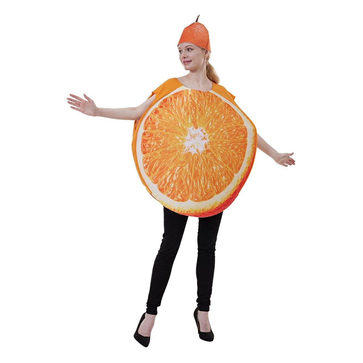 GIOIO - Disfraz de Naranja Rebanada Adulto Halloween L