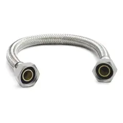 GENERICO - FLEXIBLE AGUA 25CM HI-HI media pulg COMISA