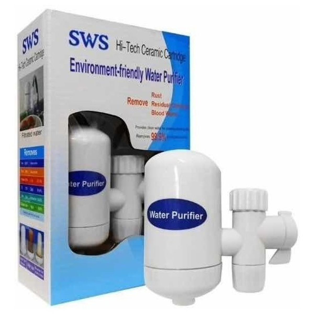 GENERICO - Purificador De Agua Filtro Llave Cocina