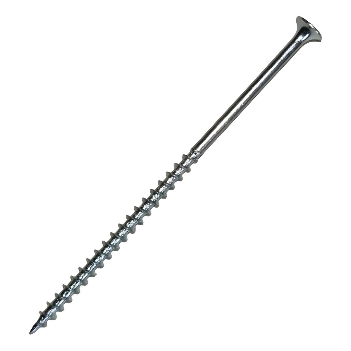 GENERICO - Tornillo Para Madera y Vulcanita 8x4 Rosca Gruesa Caja 100 Unidades