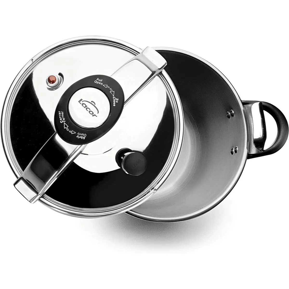 IBILI - Olla A Presión 24 cm /10 Litros Acero 18/10 Lacor Española