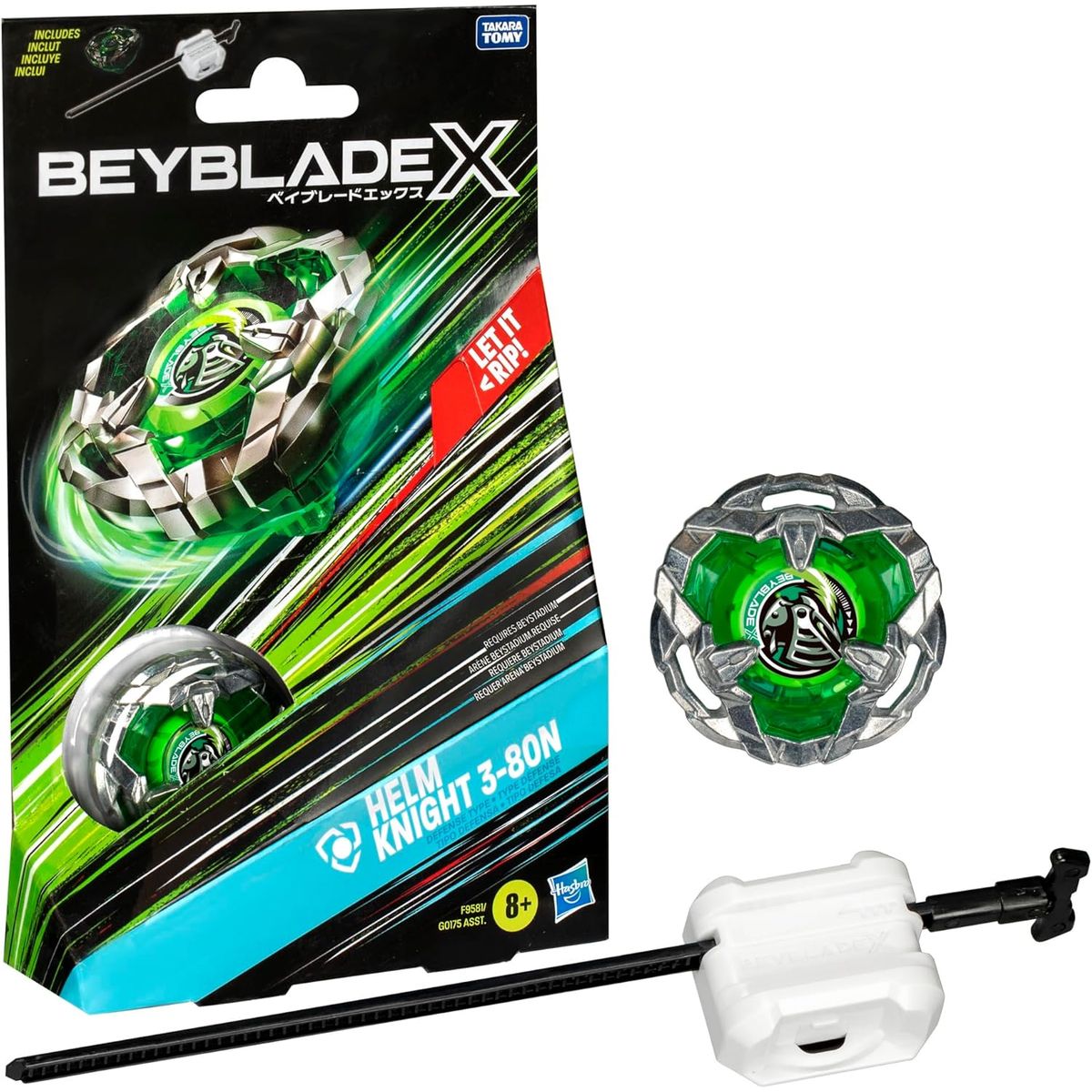 HASBRO - Beyblade X Helm Knight 3-80n Caballero Del Casco - Hasbro