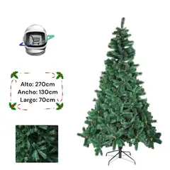 BIGBAMSPACE - Arbol de Navidad 270cm Ramas Tradicional XXXXL
