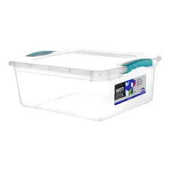 WENCO - Caja Organizadora 15 Litros Transparente