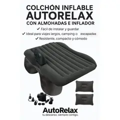 MOVI - Colchón Inflable para Autos y exterior AutoRelax