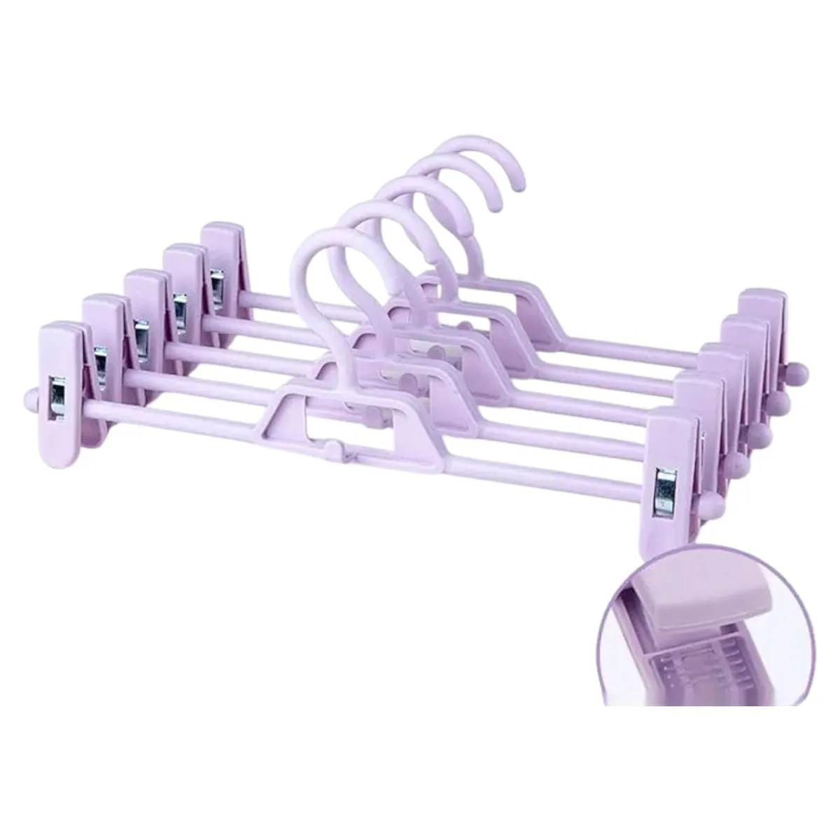GENERICO - Kit 5 Colgador de Plástico para Niños 34 cm Gms