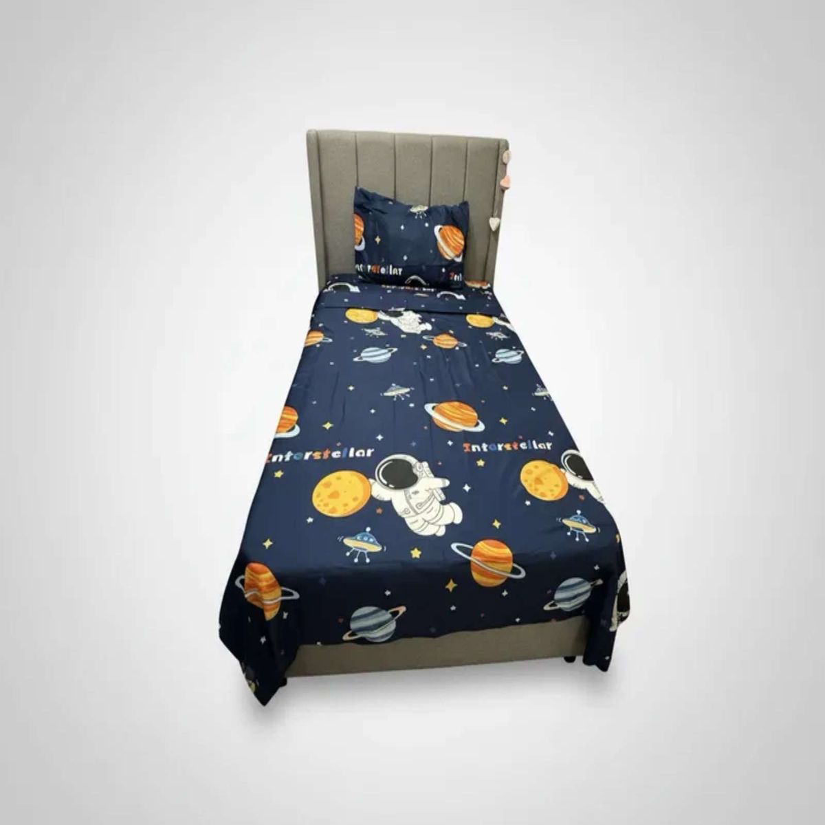 GENERICO - Juego de Sábanas Diseño infantil plaza y media Astronauta