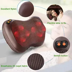 MOVI - Cojín Masajeador Portátil Hogar & Auto