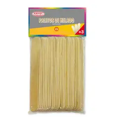 ARTEL - Bolsa 25 Palos De Helados Grande Natural