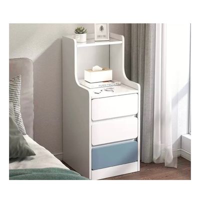 Imagen 2 del producto Mesa De Noche Estante 3 Cajones Almacenamiento Dormitorio