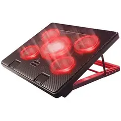 REPTILEX - Base Enfriadora Notebook 5 Ventiladores Reptile X Gamer RX0052