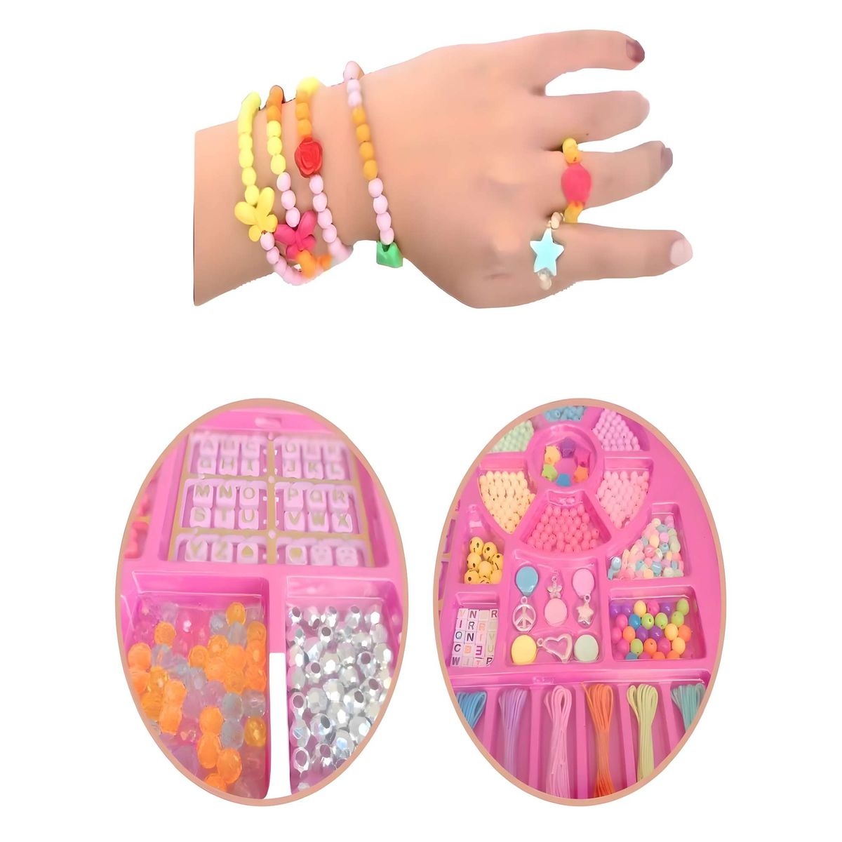 GENERICO - SET ELABORACION DE PULCERAS NIÑAS INFANTIL