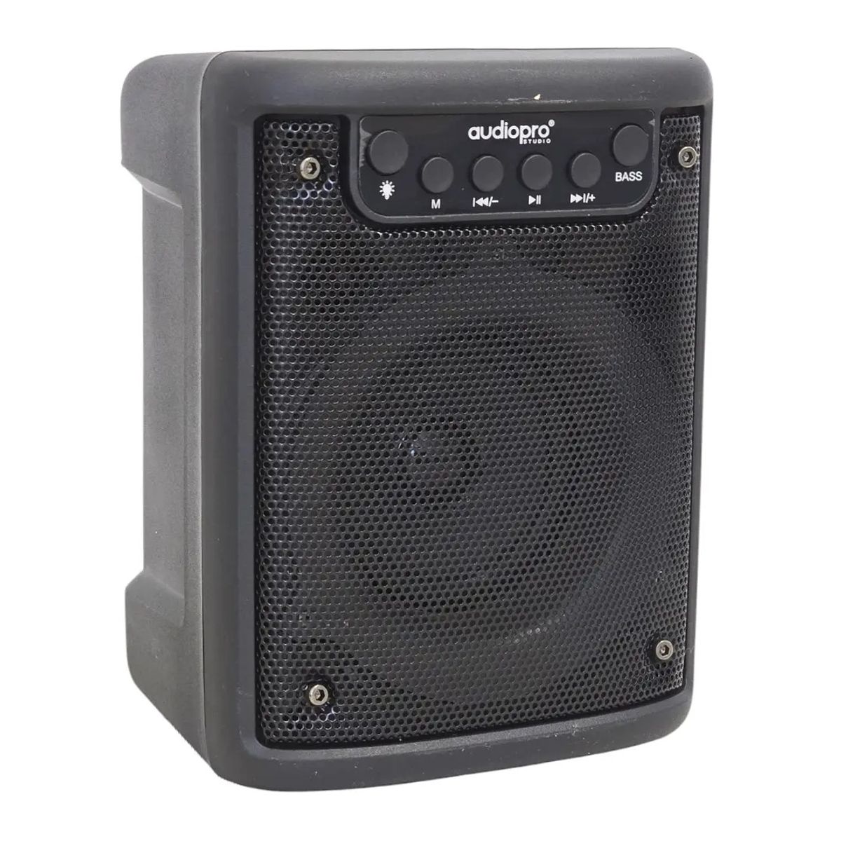 AUDIOPRO - Parlante Portatil Con Microfono 10Watts Luces AudioPro AP02084