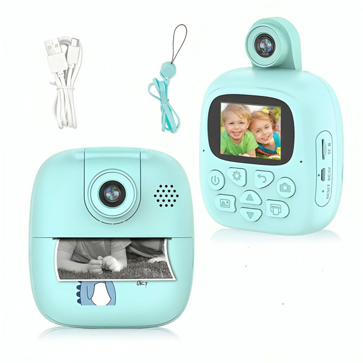 GENERICO - Cámara Digital Para Niños Celeste