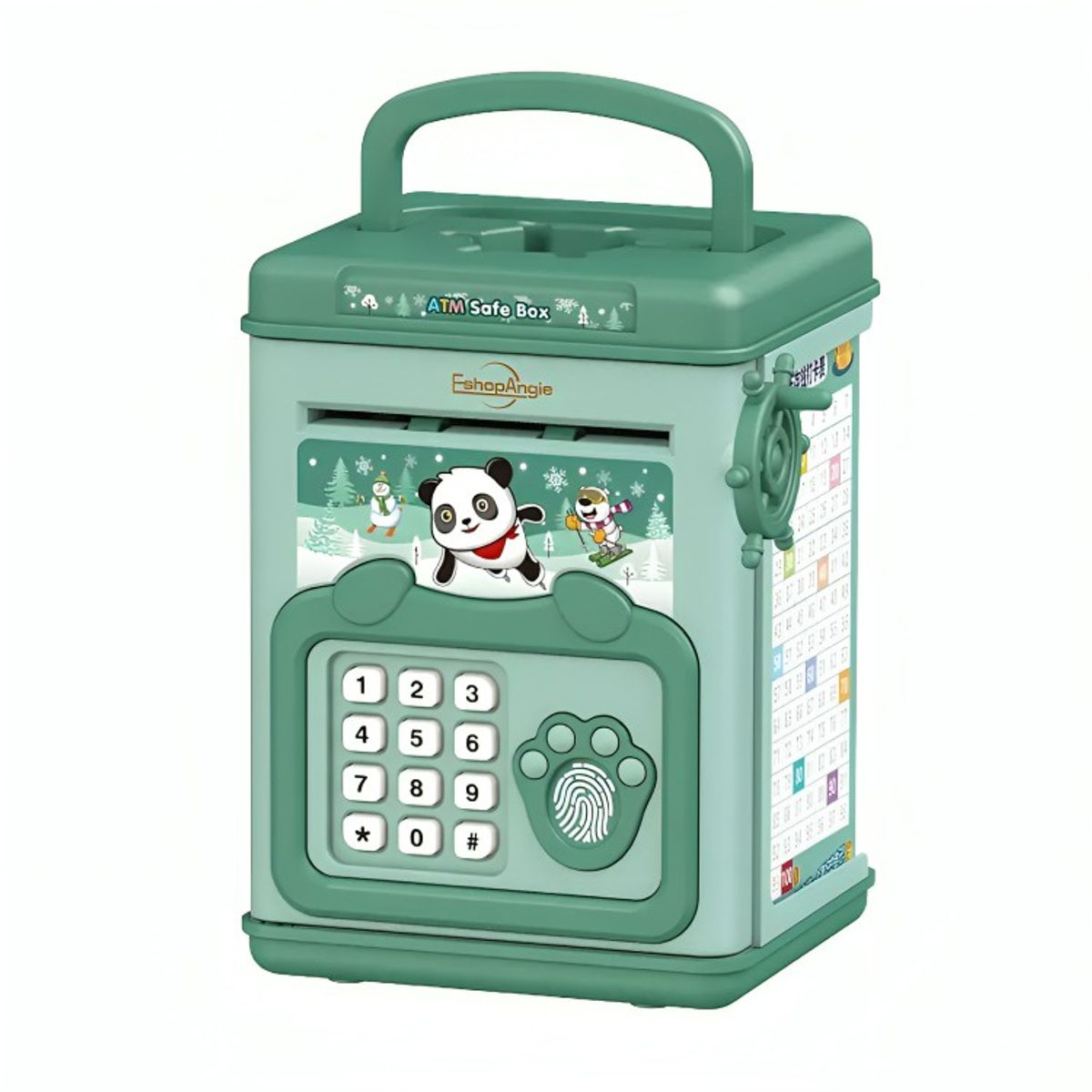 GENERICO - Juguete Alcancía De Ahorro Electrónica Sonido Verde