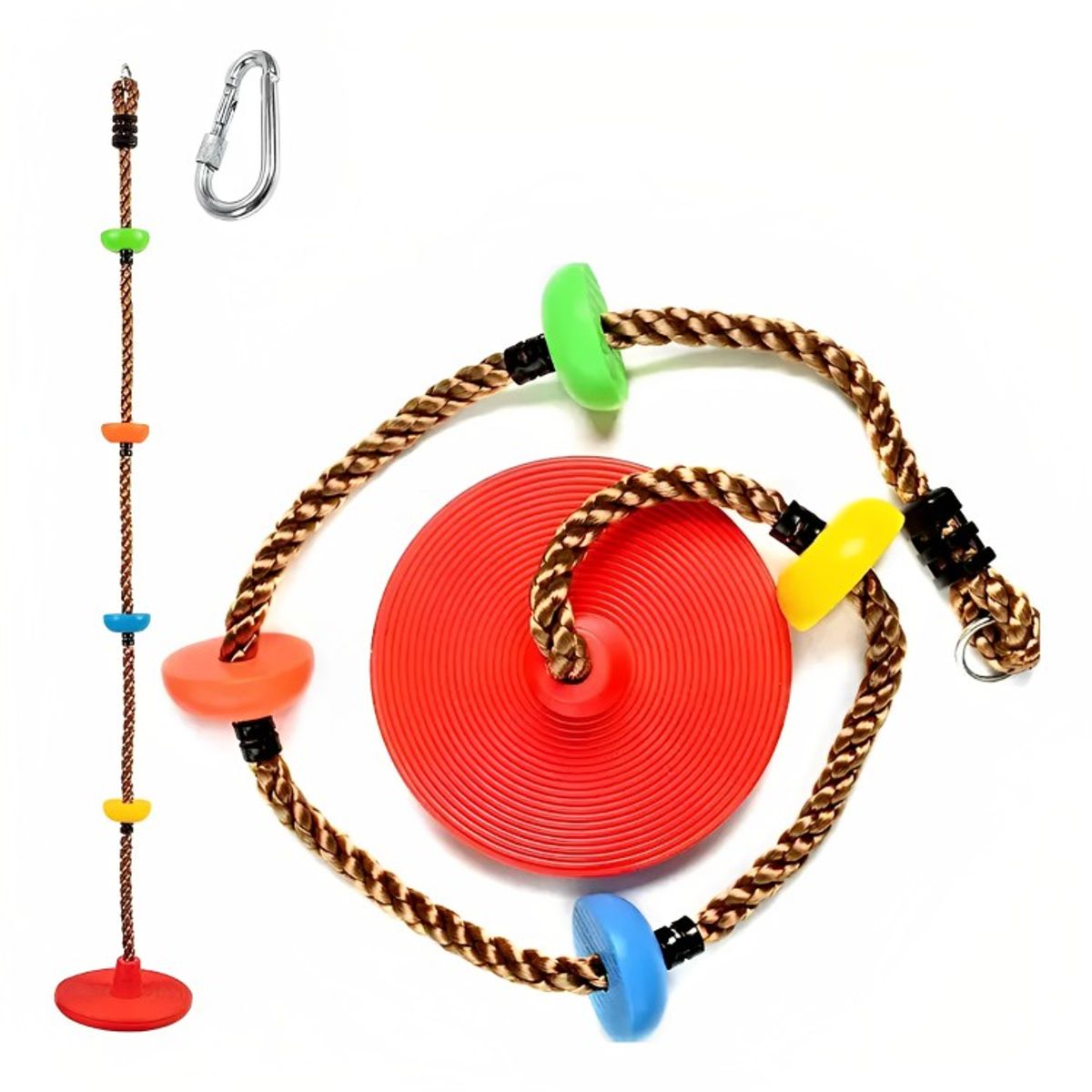 GENERICO - Columpio Mecedor Cuerda Escalada Niños Multicolor