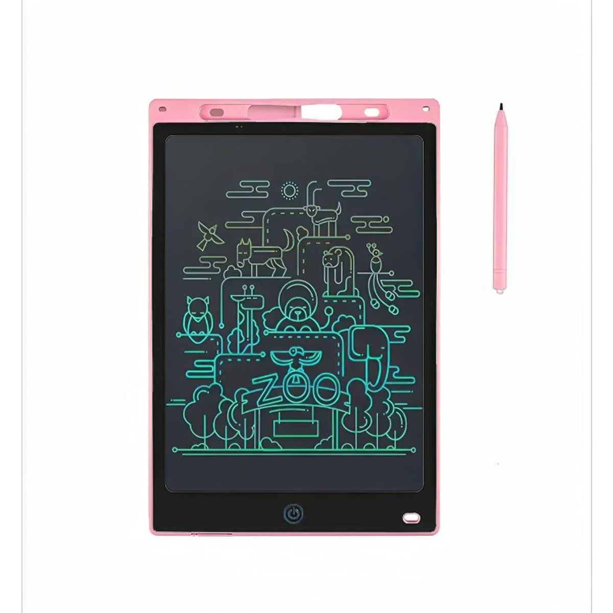 GENERICO - Pizarra Mágica Tablet Dibujo Lcd 12 Pulgadas Rosado