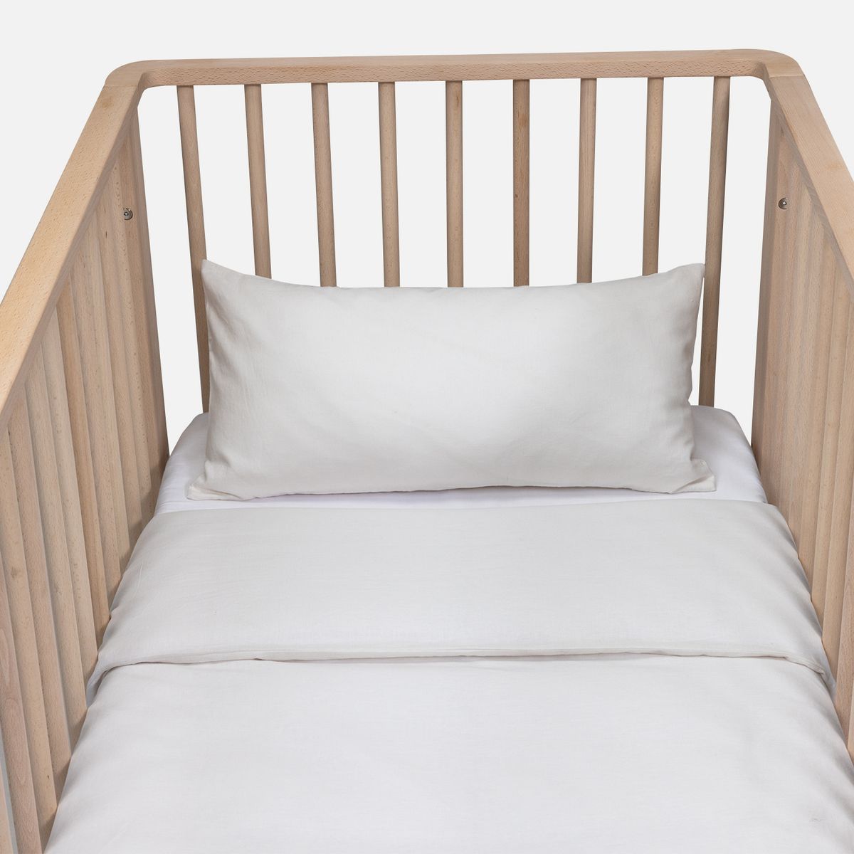 BABYROSEN - Funda De Plumón Cuna Lino Blanco