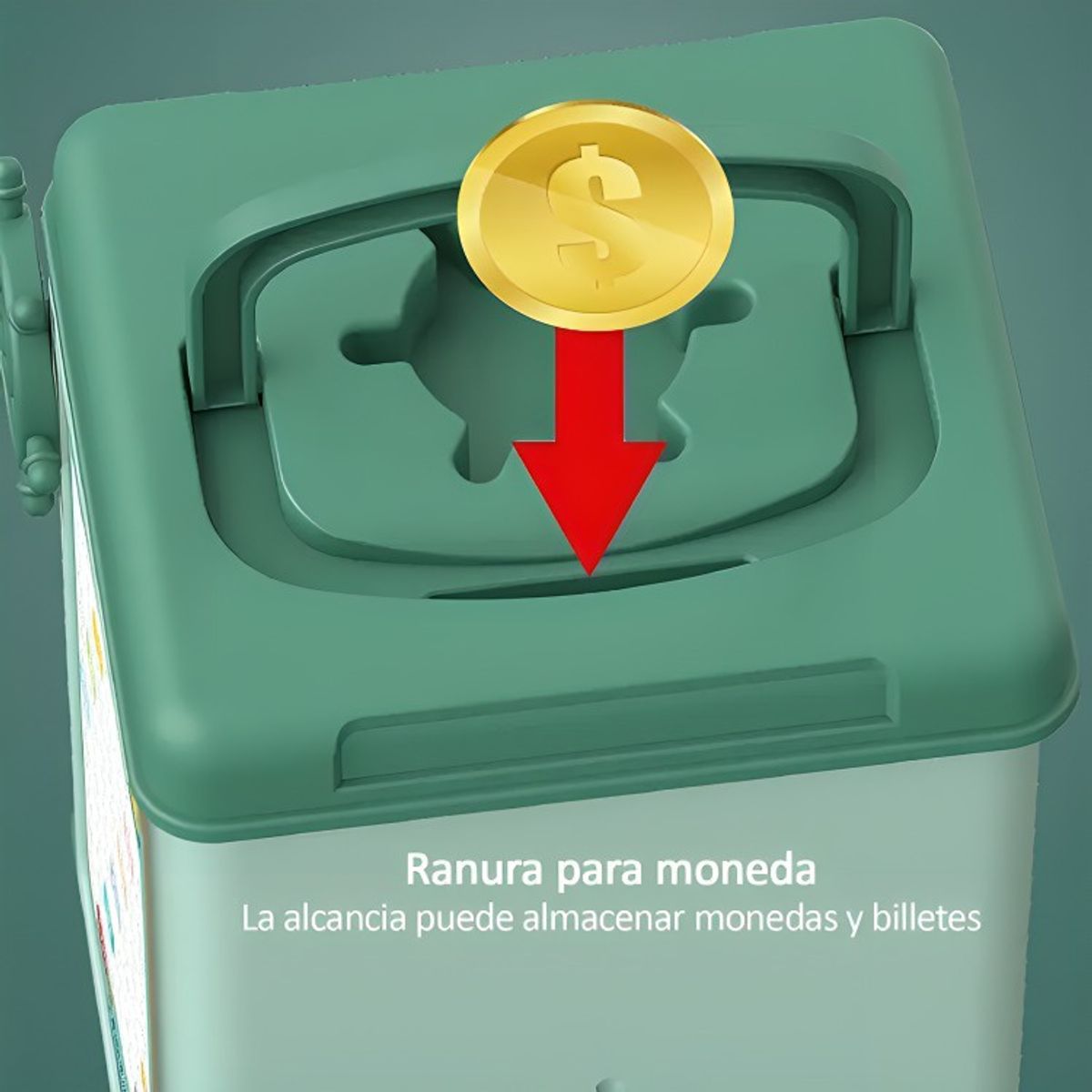GENERICO - Alcancía De Ahorro Electrónica Sonido Verde