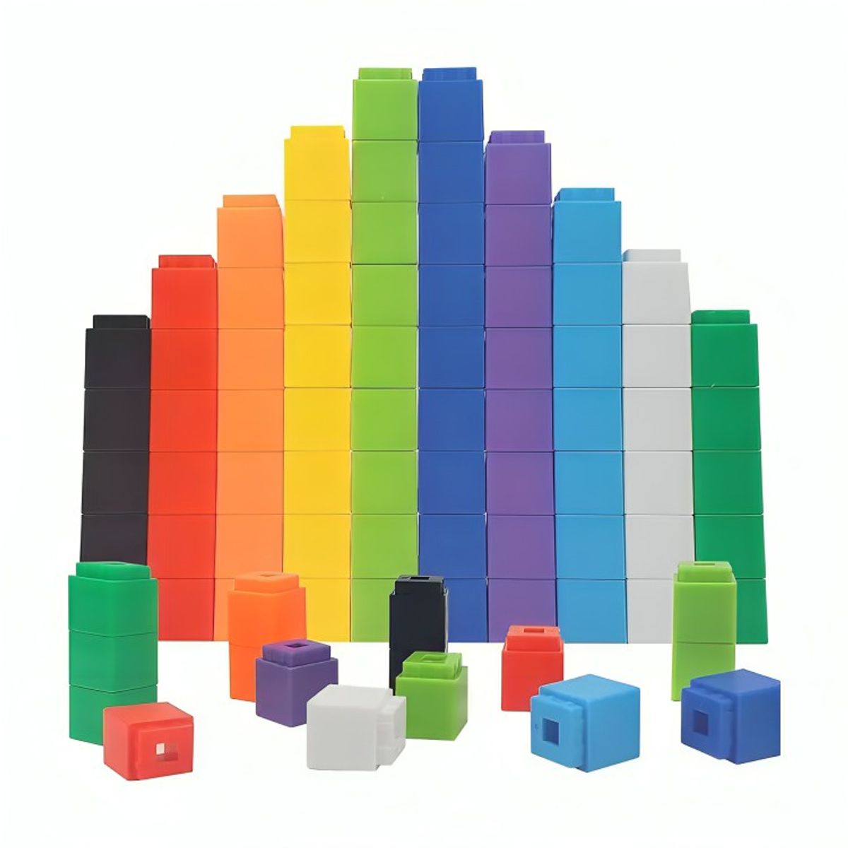 GENERICO - Cubos Conectores Para Matemática Método Singapur