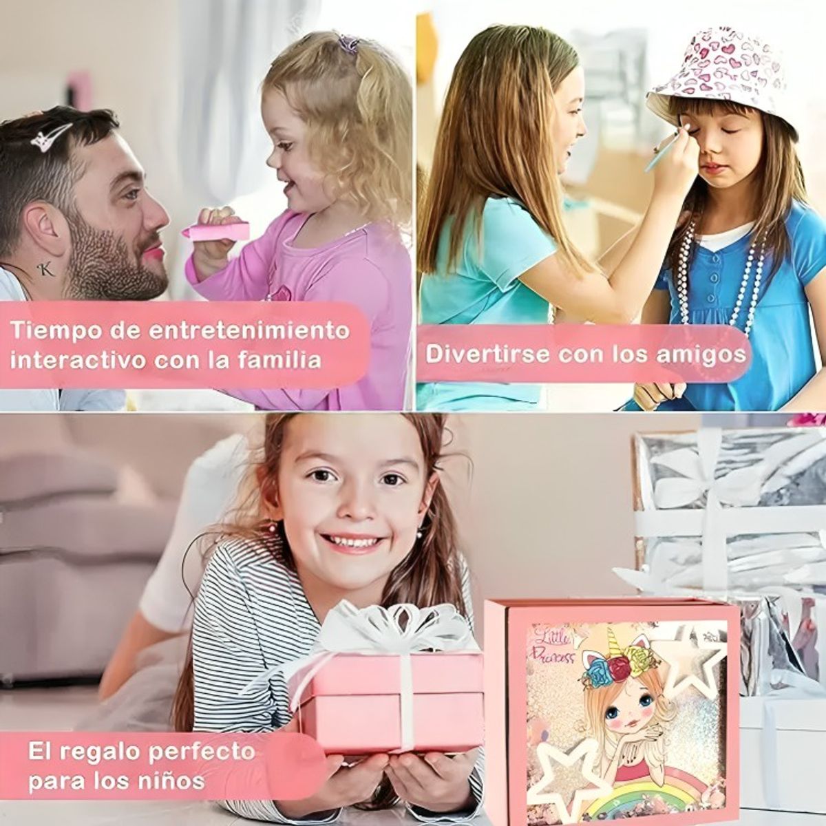 GENERICO - Kit De Juguetes Maquillaje Para Niñas