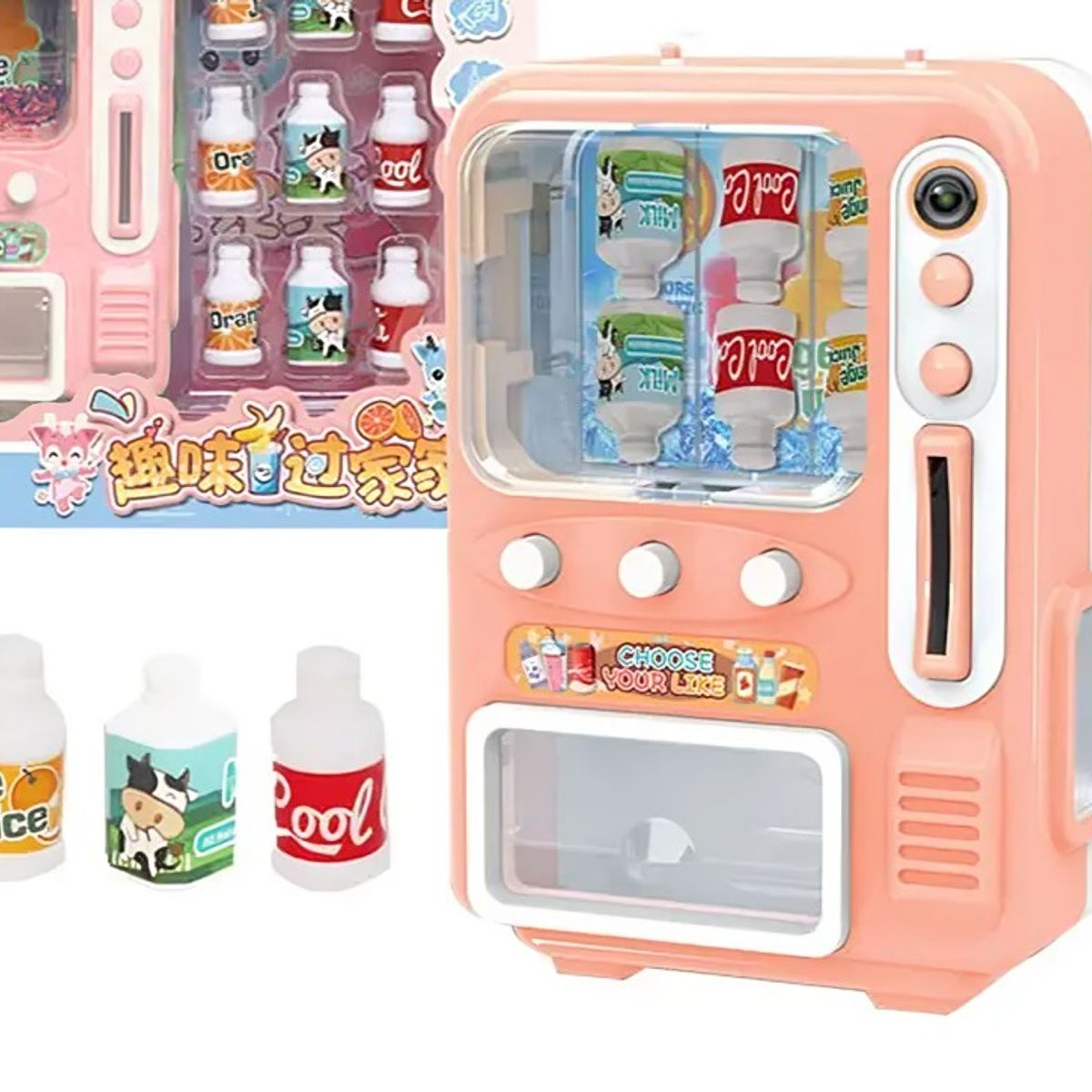 GENERICO - Mini Maquina Expendedora Para Niños Juguete Salmon