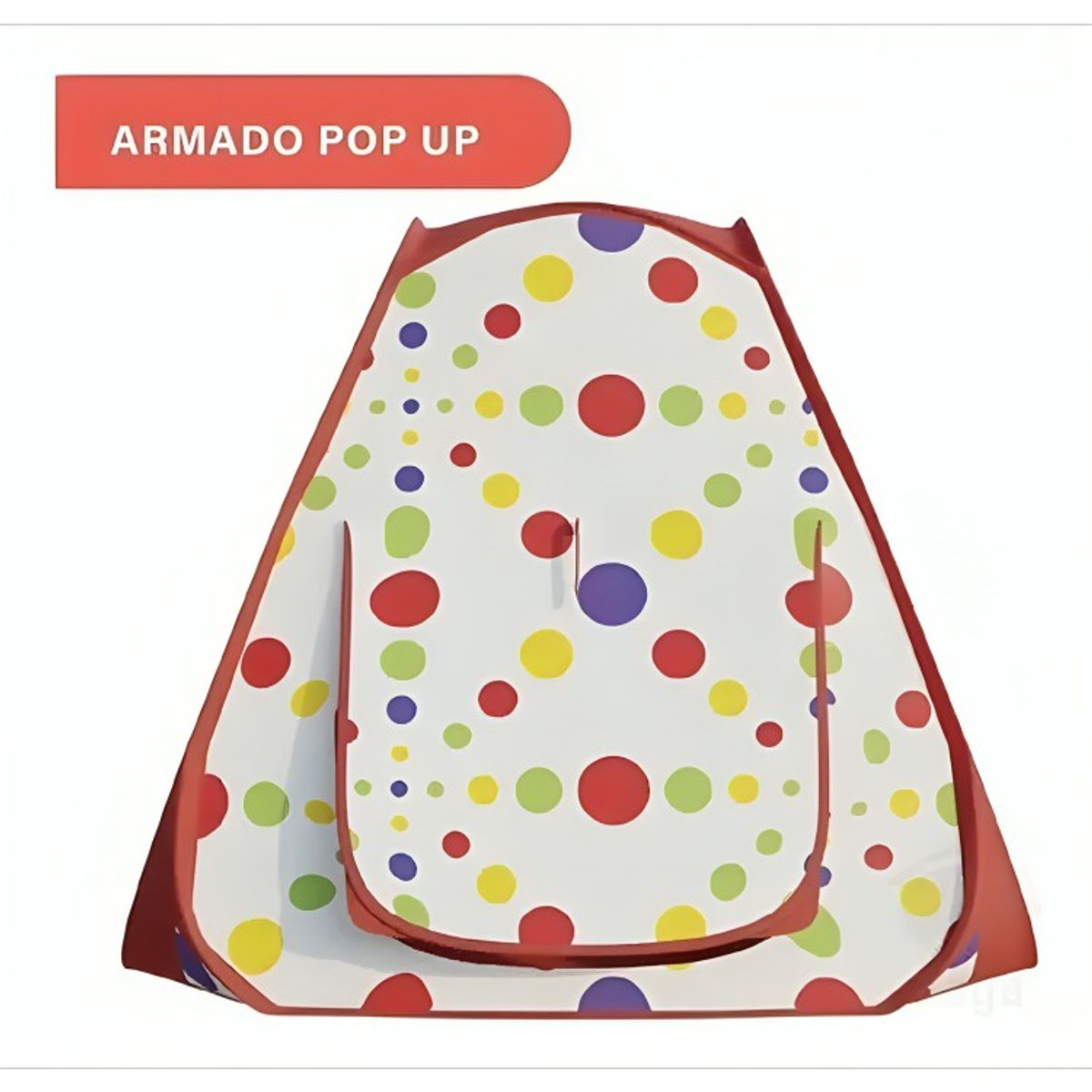 GENERICO - Carpa Piscina De Pelotas Con Tunel Rojo