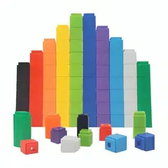 GENERICO - Cubos Conectores Para Matemática Método Singapur