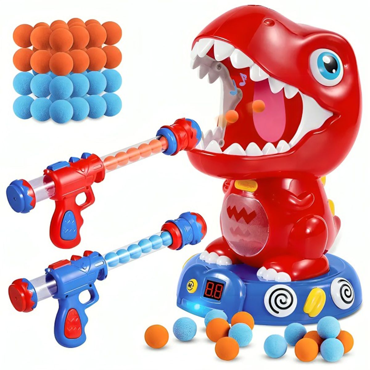 GENERICO - Juguete De Dinosaurio Pistolas Lanza Pelotas