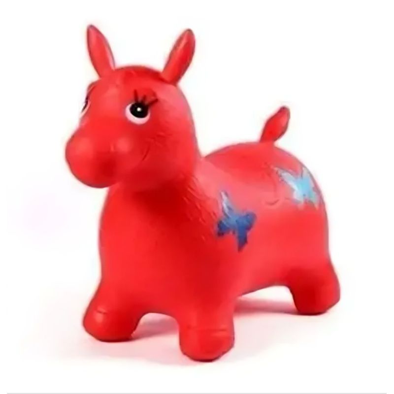GENERICO - Pony Caballito Saltarín Juguete Para Niños Rojo