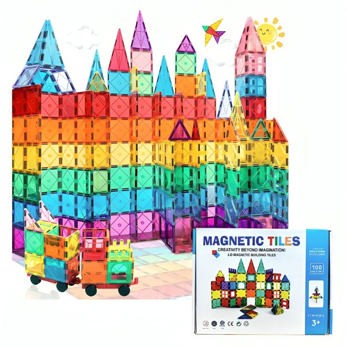 GENERICO - Juego De Bloques De Construcción Magnéticos 3d