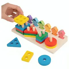 GENERICO - Juguete De Pesca Madera Para Niños