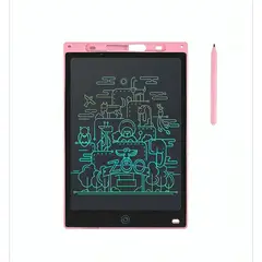 GENERICO - Tablet Pizarra Mágica Dibujo Lcd 12 Pulgadas Rosado