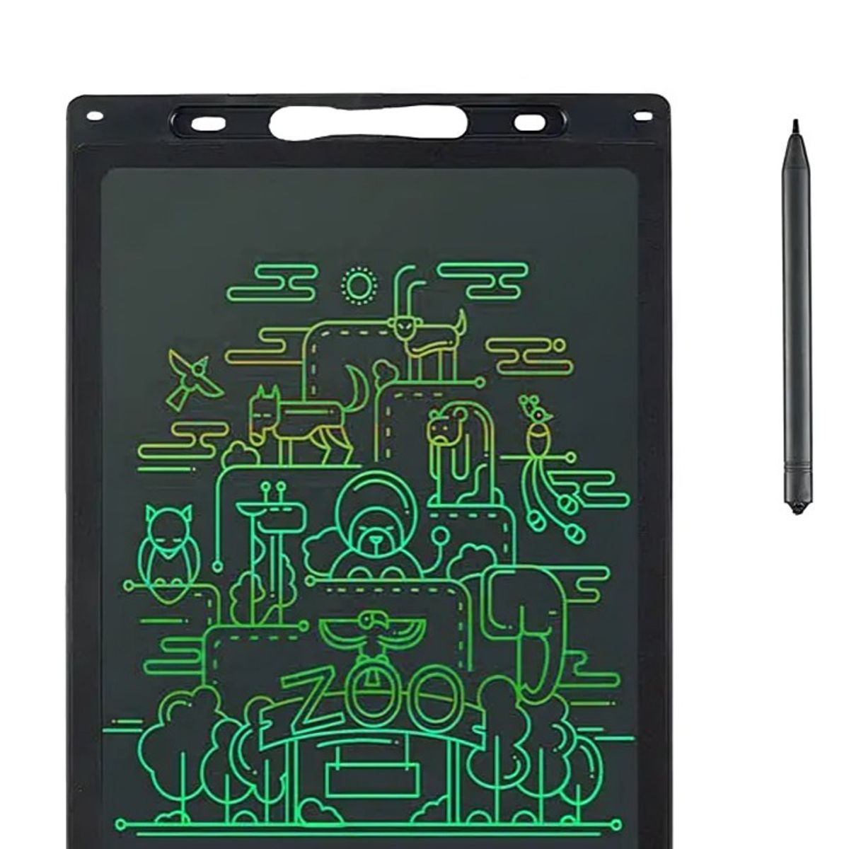 GENERICO - Pizarra Mágica Tablet Dibujo Lcd 12 Pulgadas Negro