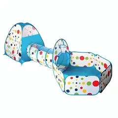 GENERICO - Carpa Piscina De Pelotas Con Tune Azul