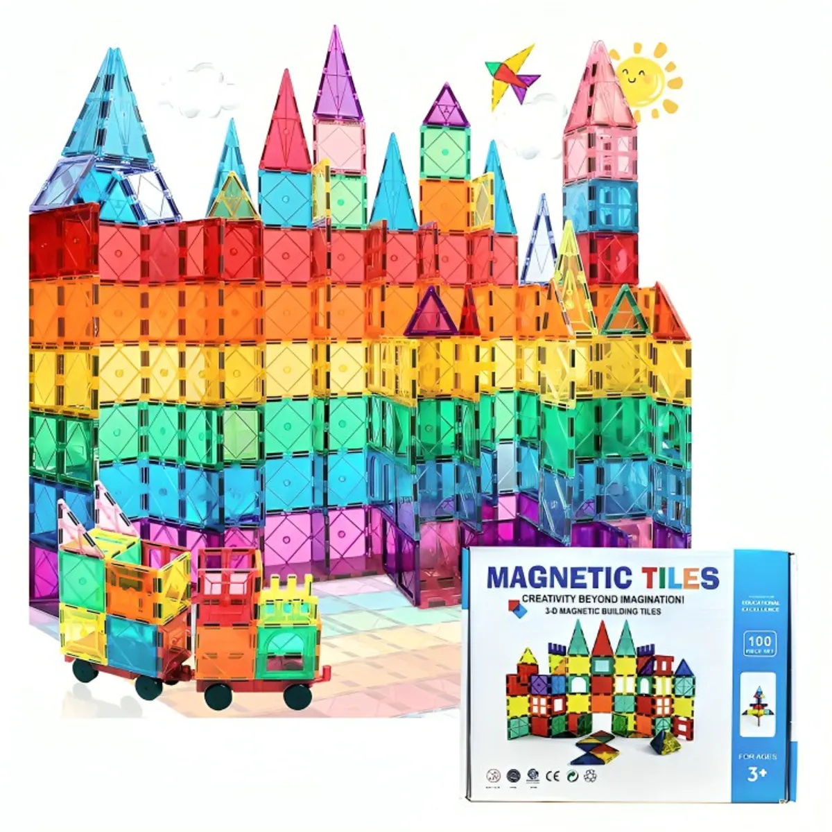 GENERICO - Juego De Bloques De Construcción Magnéticos 3d