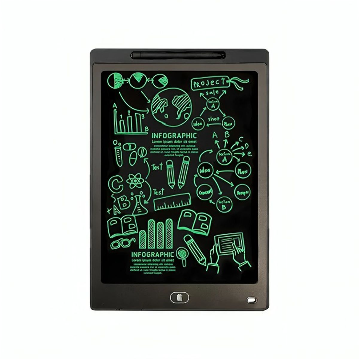 GENERICO - Tablero Mágico 20 Pizarra De Notas Lcd