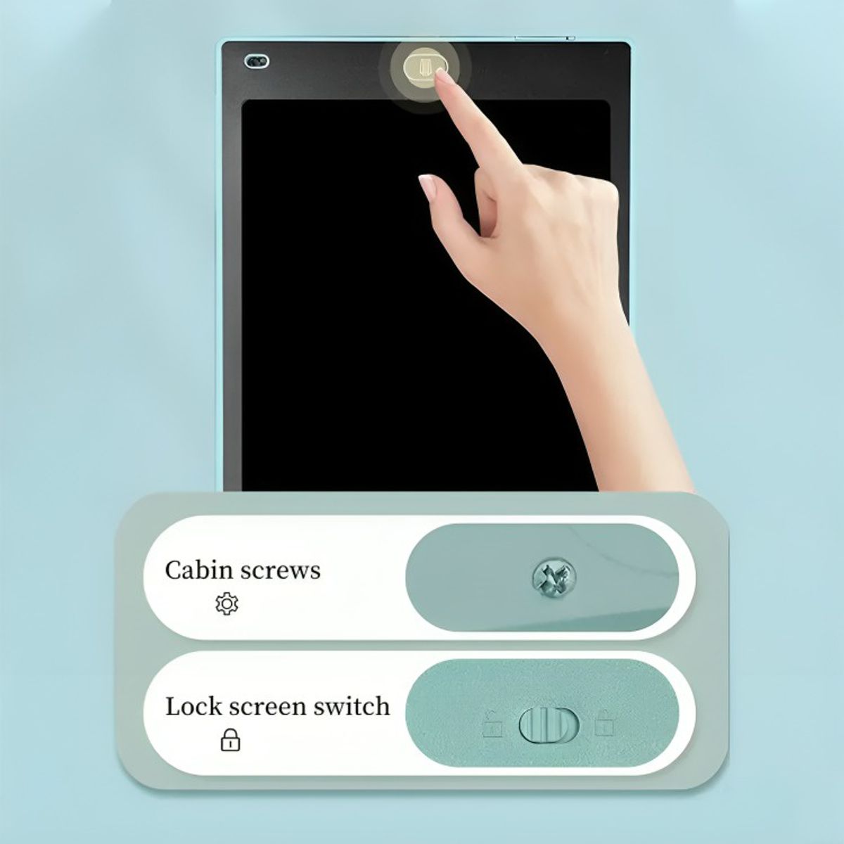 GENERICO - Tablero Mágico 20 Pizarra De Notas Lcd