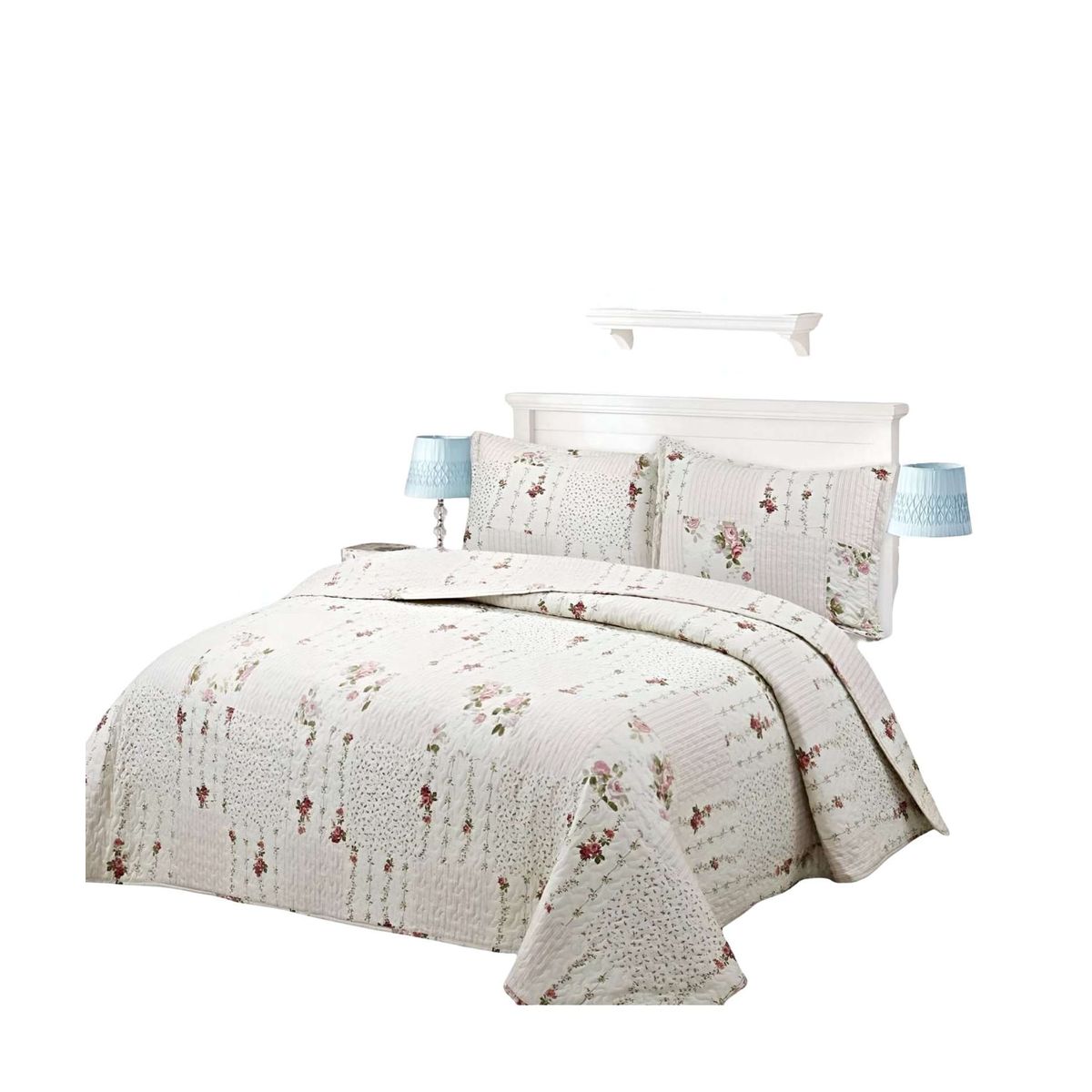 GENERICO - CUBRECAMA QUILT DE VERANO PLAZA Y MEDIA A22