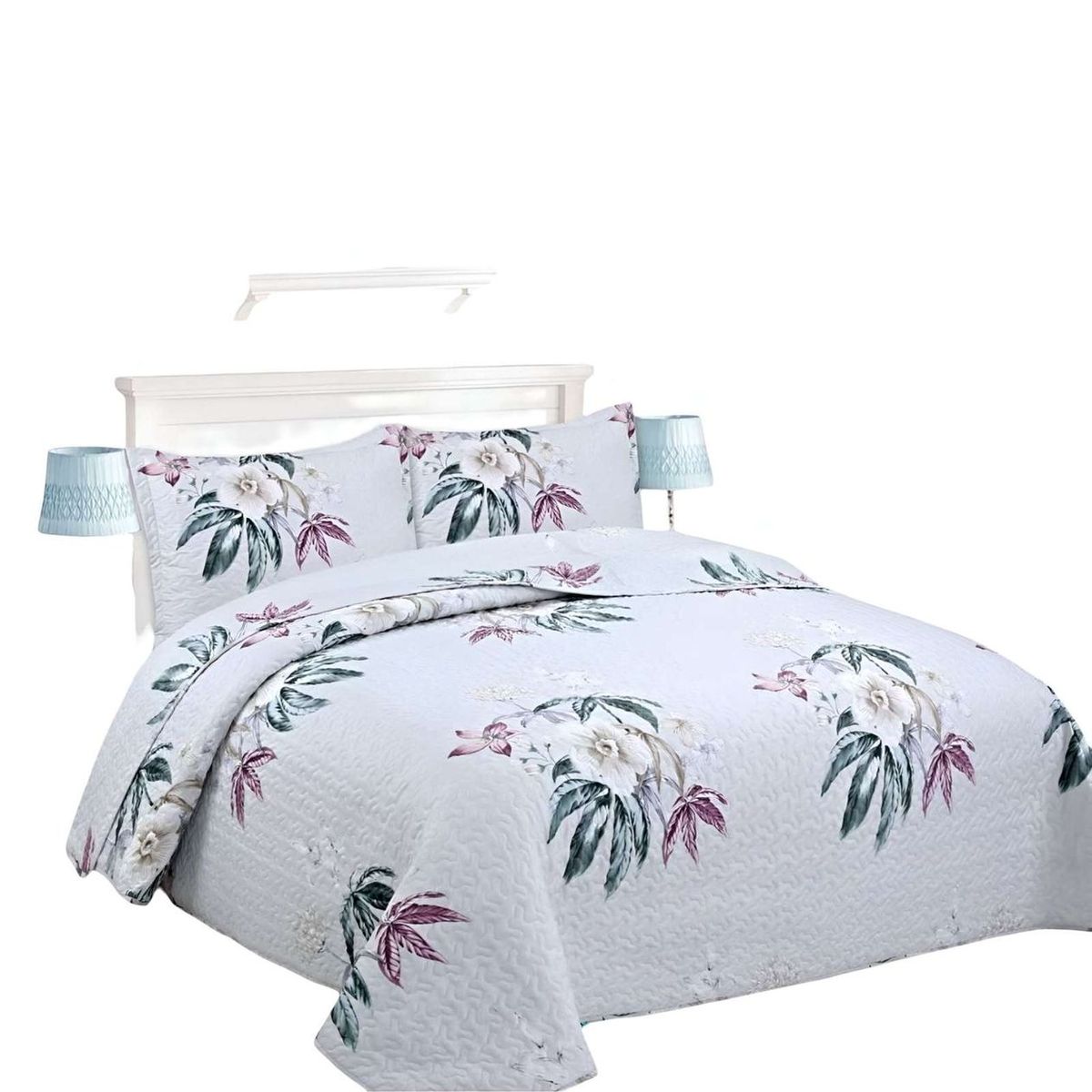 GENERICO - CUBRECAMA QUILT DE VERANO 2 PLAZAS A25